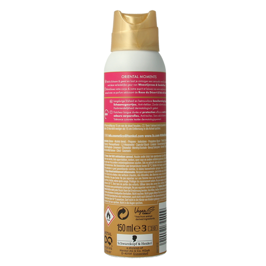 FA Deodorant spray oriental moments 150.00 Milliliter