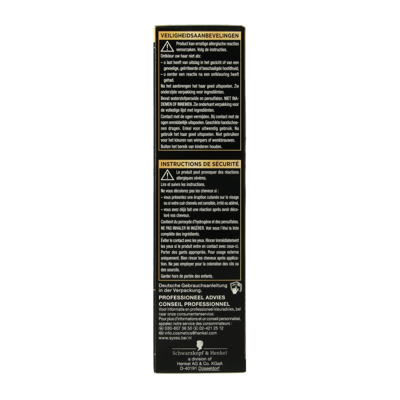 Syoss Color Oleo Intense 12-00 zilverblond haarverf  1 Set
