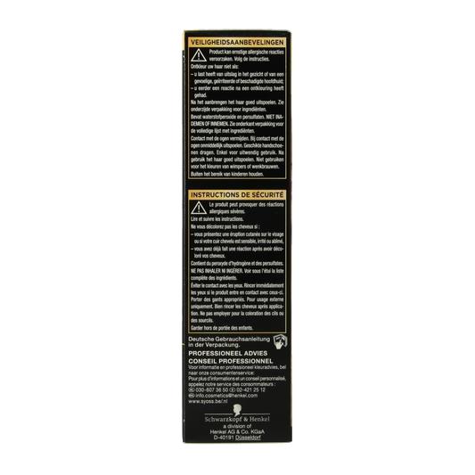 Syoss Color Oleo Intense 12-00 zilverblond haarverf 1 Set