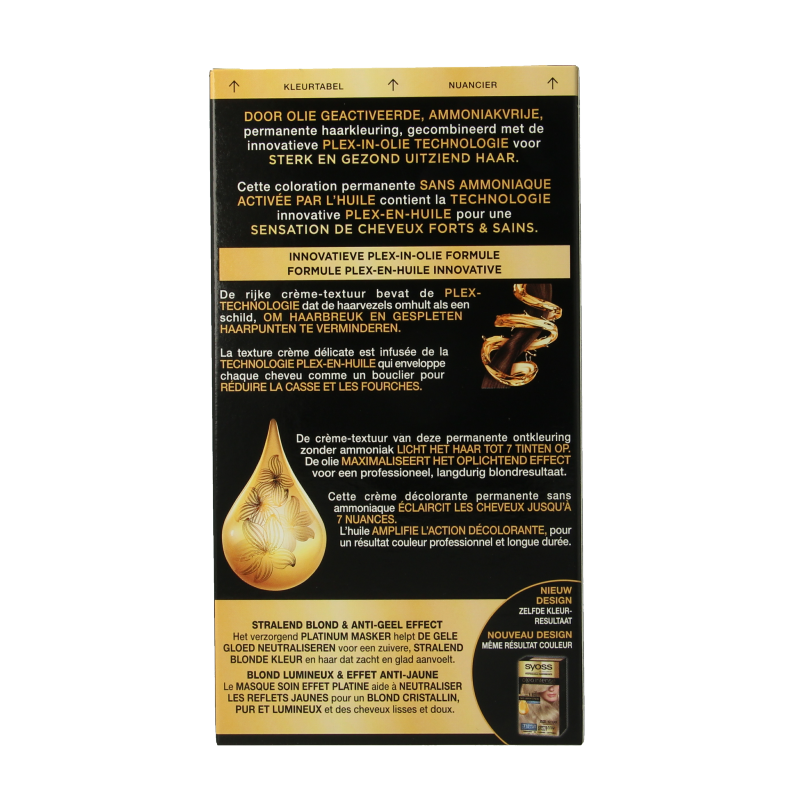 Syoss Color Oleo Intense 12-00 zilverblond haarverf  1 Set