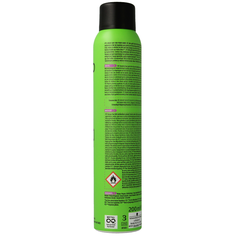 Got2b Droogshampoo extra fresh 200 Milliliter