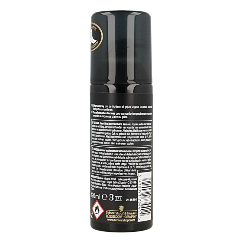 Syoss Uitgroeispray zwart 120 Milliliter