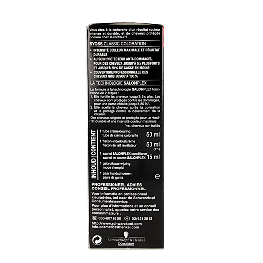 Syoss Color baseline 6-8 donkerblond haarverf 1 Set