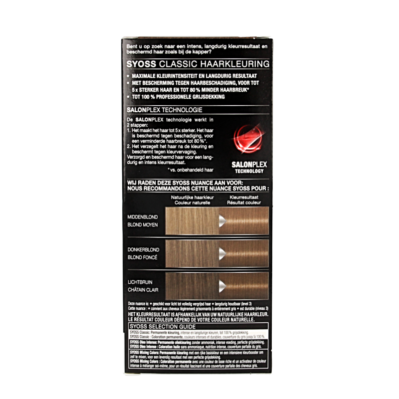Syoss Color baseline 6-8 donkerblond haarverf  1 Set