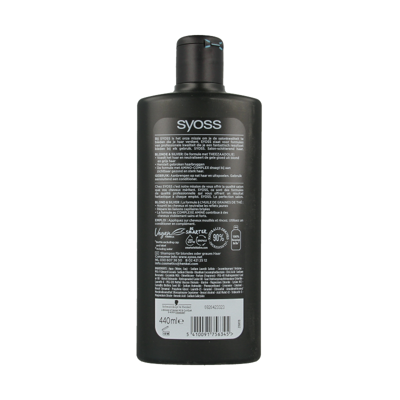 Syoss Shampoo blonde & silver 440 Milliliter