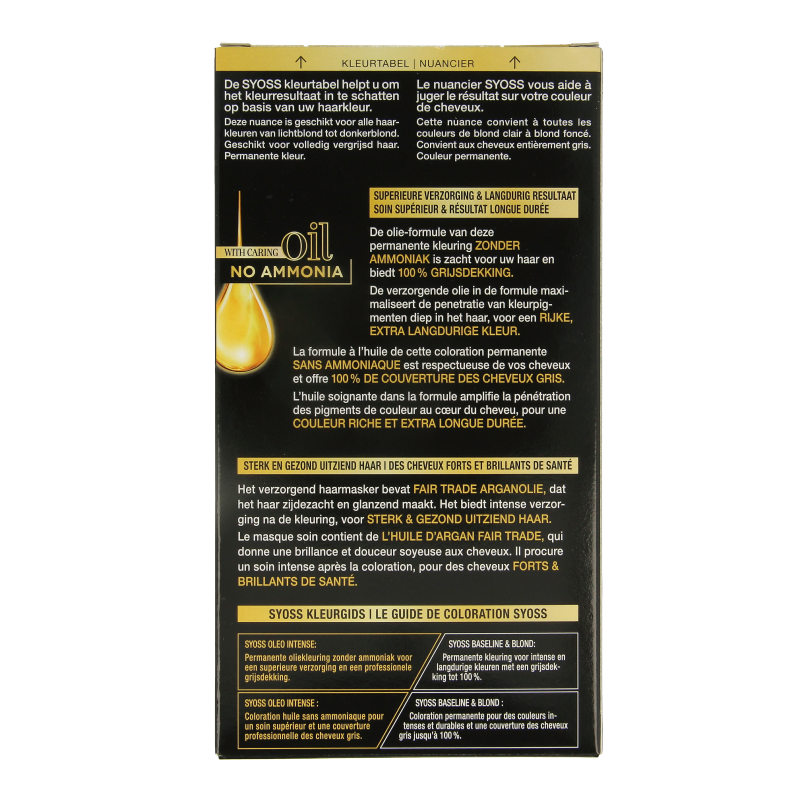 Syoss Color Oleo Intense 8-05 beige blond haarverf  1 Set