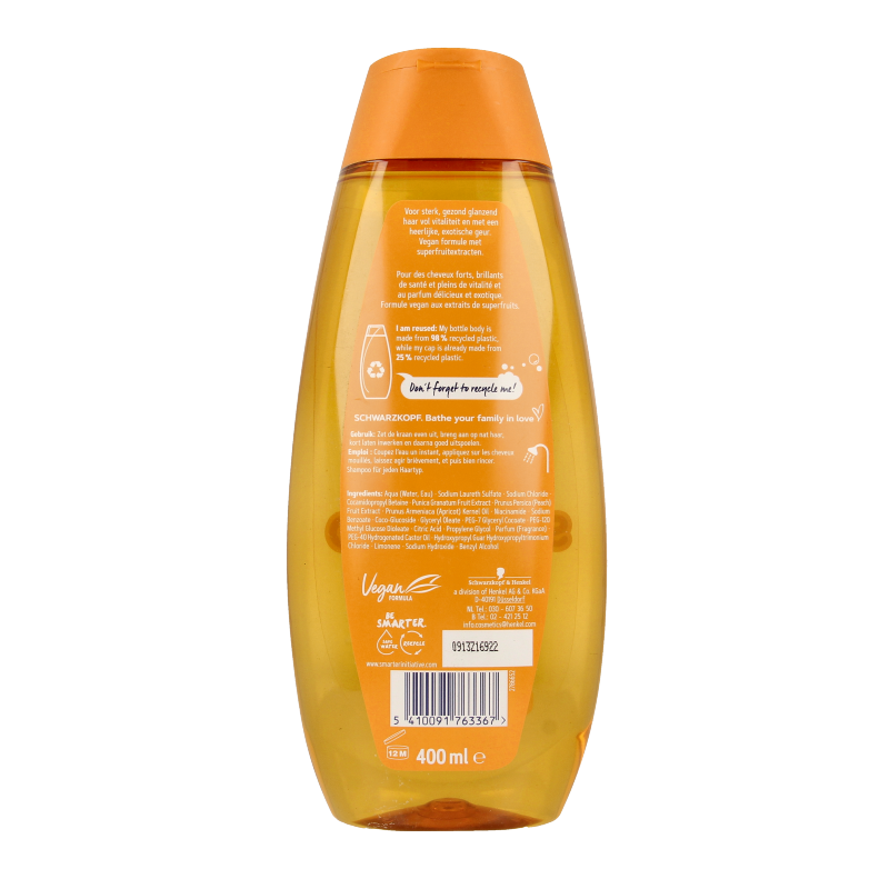 Schwarzkopf Shampoo perzik 400 Milliliter