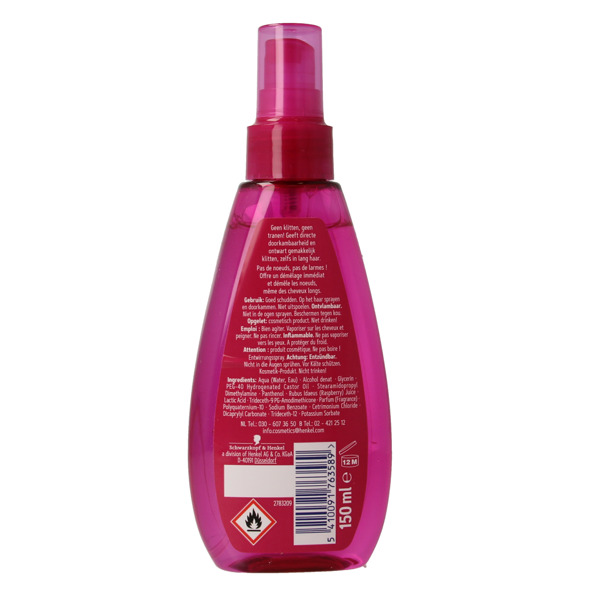 Schwarzkopf Kids anti-klit spray 150.00 Milliliter