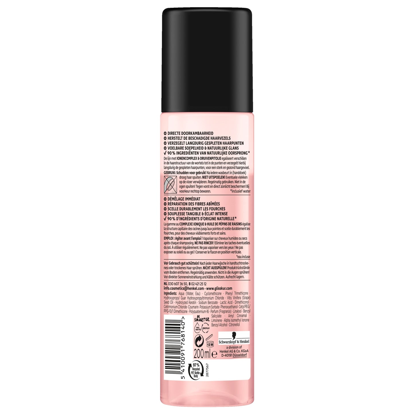 Gliss Kur Anti-klit spray split end miracle 200 Milliliter