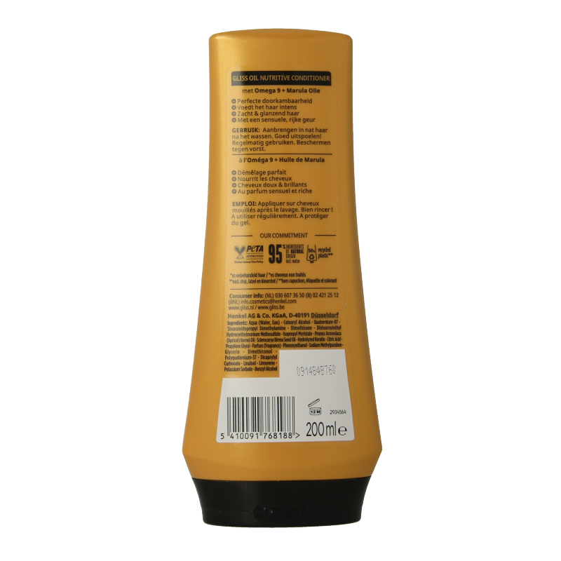 Gliss Kur Conditioner oil nutritive 200 Milliliter