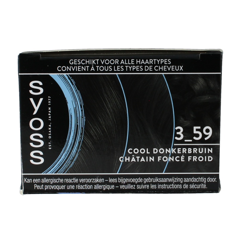 Syoss Permanent cool color 3-59 donkerbruin 1 Stuks