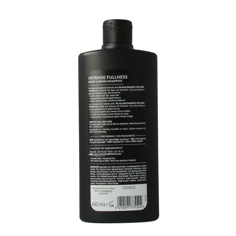 Syoss Shampoo intense fullness 440 Milliliter