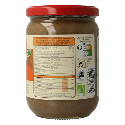 Lima Tahin zonder zout bio 500.00 Gram