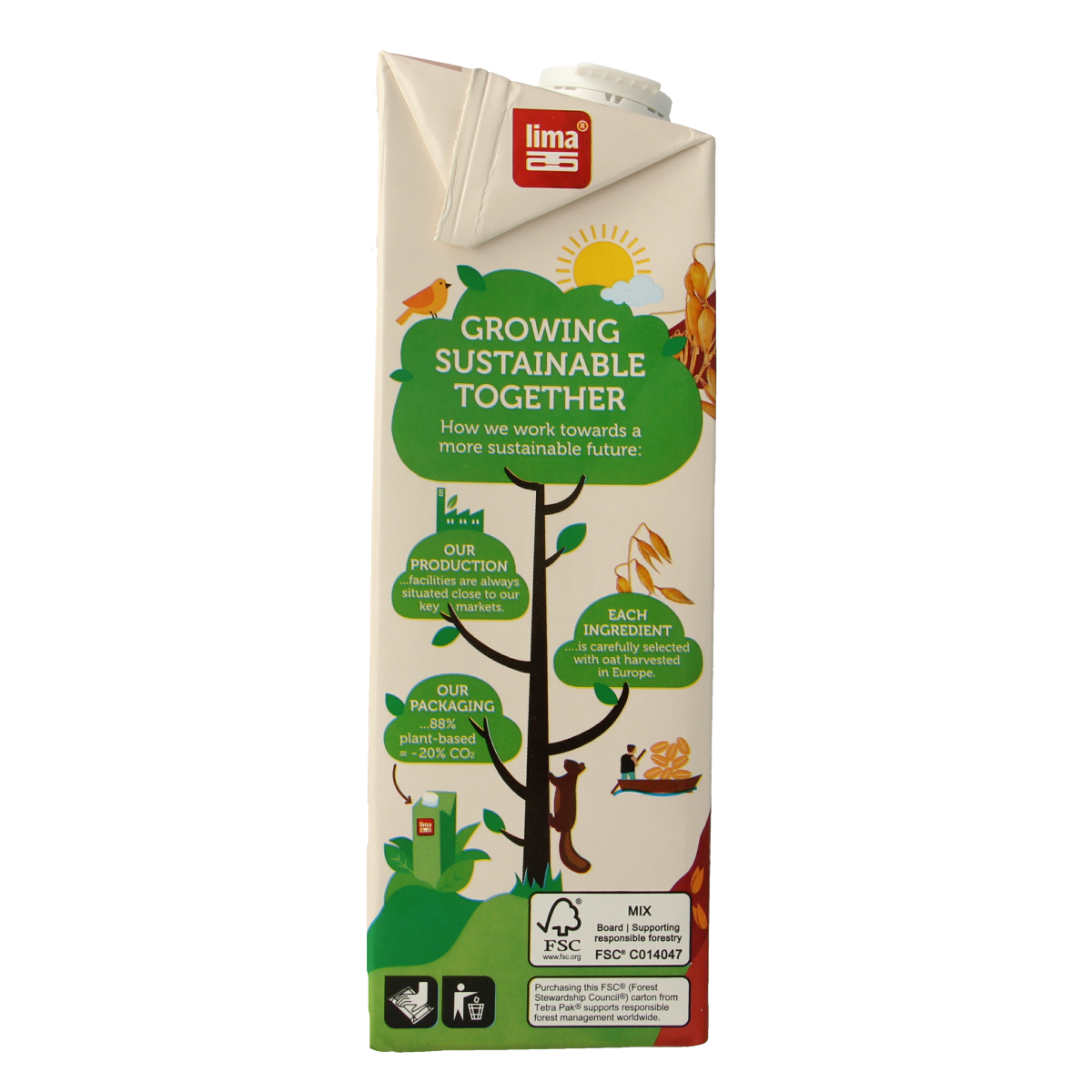 Lima Oat drink natural bio 1.00 Liter