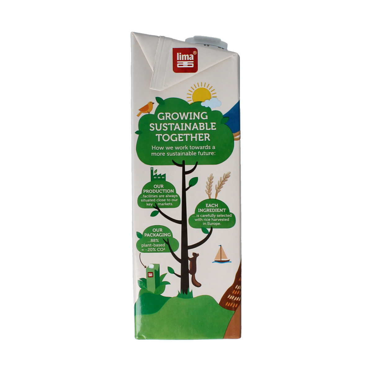 Lima Rice drink choco bio 1.00 Liter
