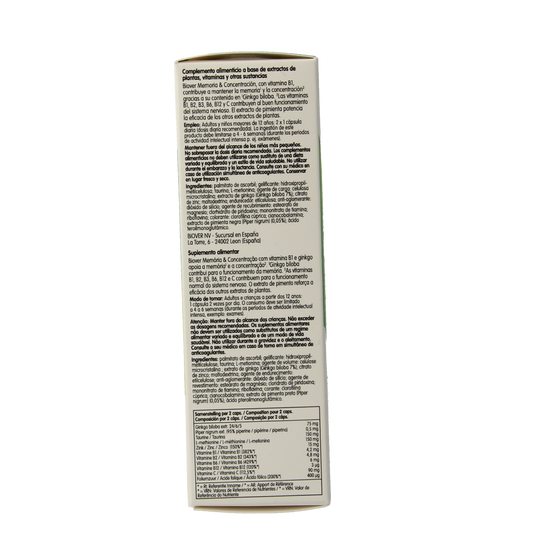 Biover Geheugen & concentratie 45.00 Capsules