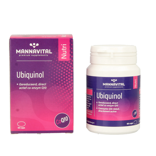 Mannavital Ubiquinol co-enzym Q10 60 Capsules