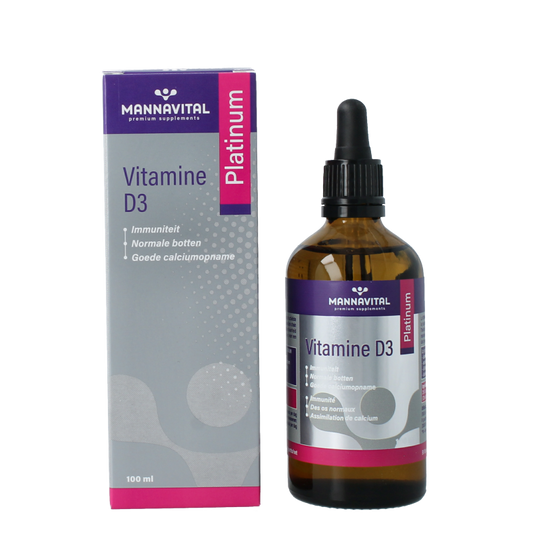 Mannavital Vitamine D3 platinum 100 Milliliter