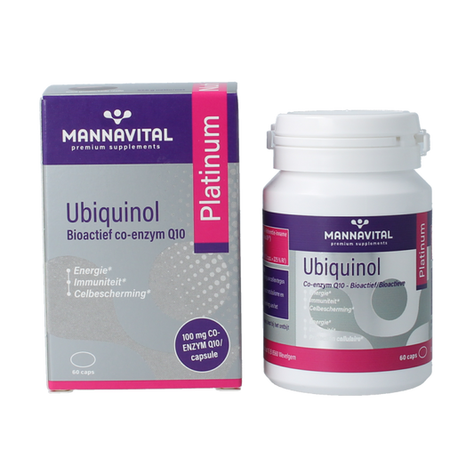 Mannavital Ubiquinol platinum 60 Capsules