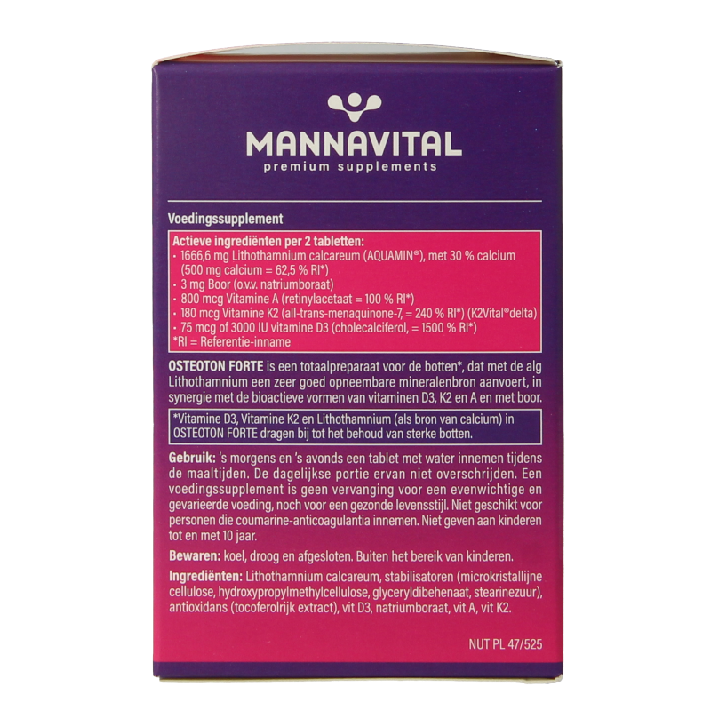 Mannavital Osteoton forte 60 Tabletten