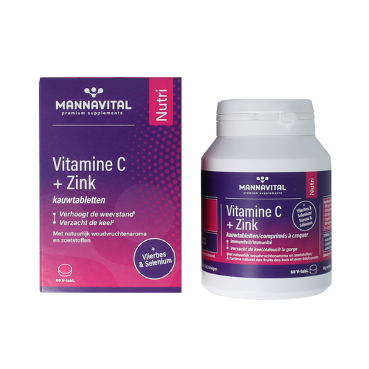 Mannavital Vitamine C plus zink 60 Tabletten