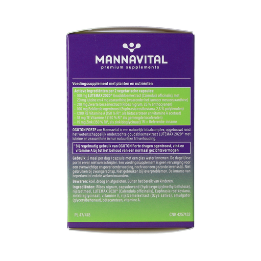 Mannavital Oguton forte 60.00 Vegetarische capsules
