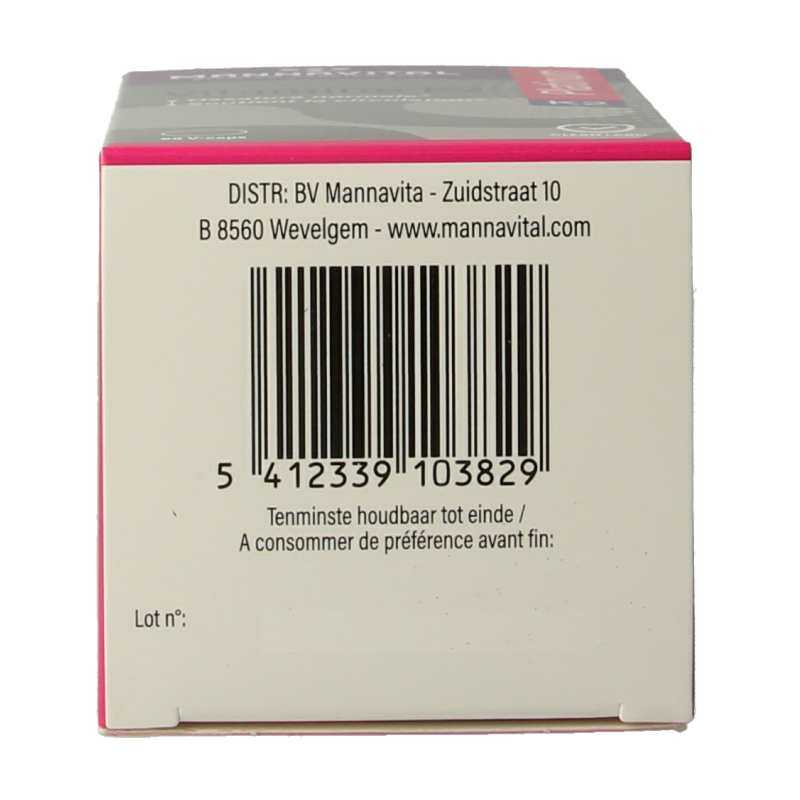 Mannavital Vitamine K2 60 Vegetarische capsules