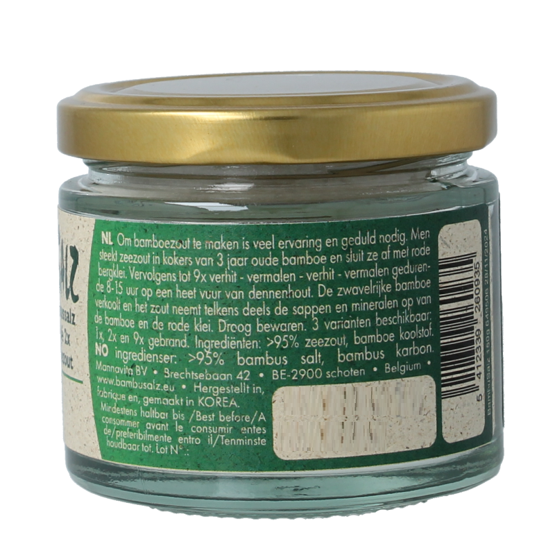 Bambu Salz Bamboezout fijn 2x gebrand 150 Gram