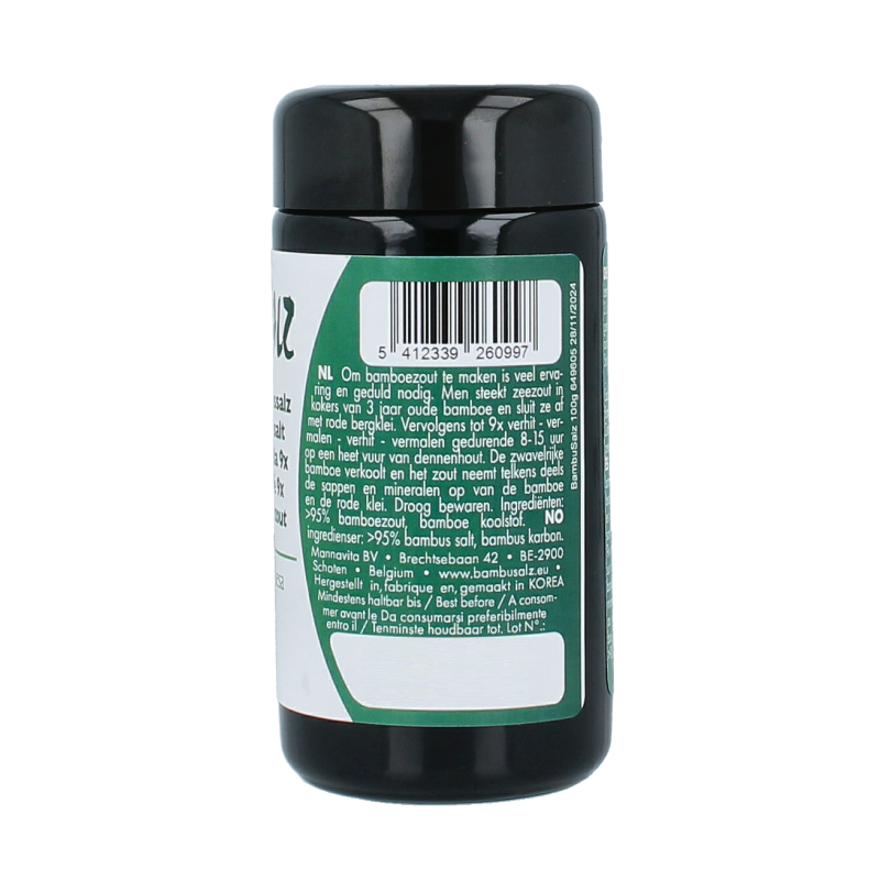 Bambu Salz Bamboezout zeer grof 9x gebrand 100 Gram