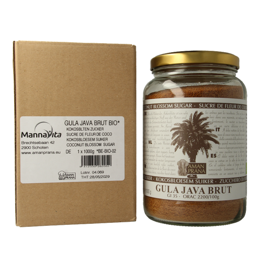 Amanprana Gula java brut bio 1 Kilogram