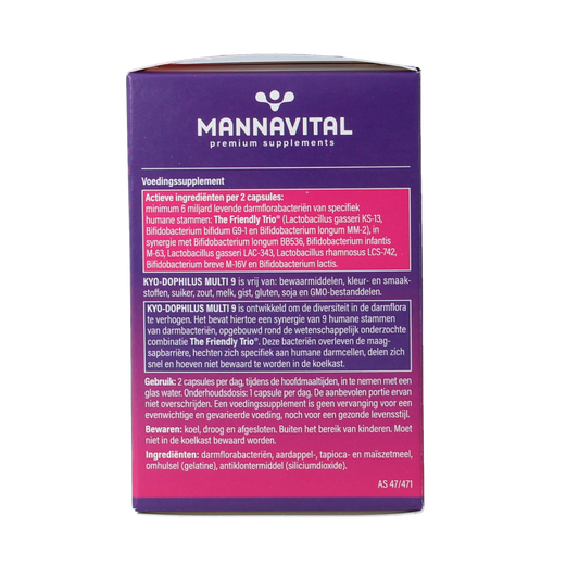 Mannavital Kyo dophilus multi 9 60.00 Capsules