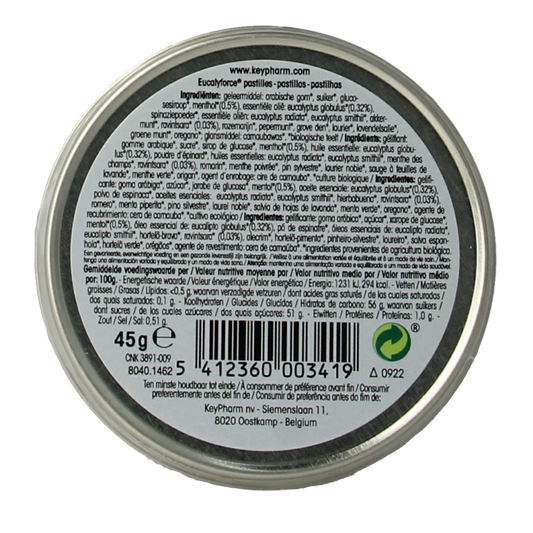 Physalis Eucalyforce gummies bio 45 Gram