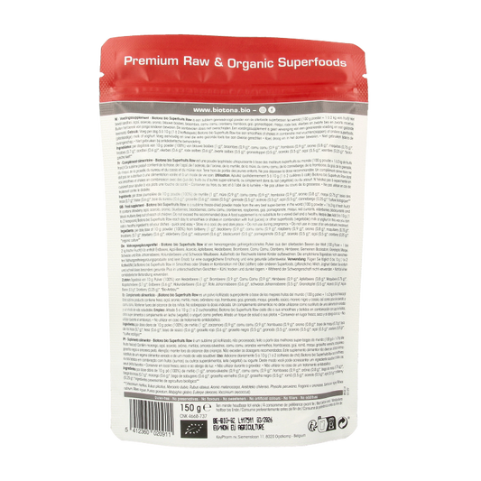 Biotona Superfruits raw powder bio 150 Gram