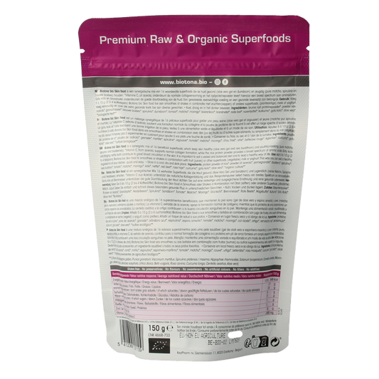 Biotona Skin food raw powder bio 150 Gram