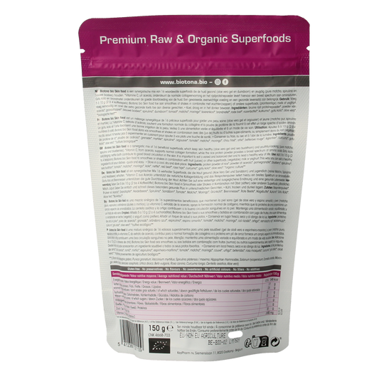 Biotona Skin food raw powder bio 150.00 Gram