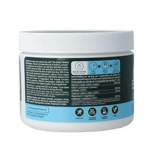 The Green Athlete Electrolytes pure 320 Gram