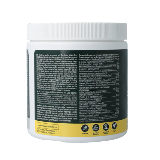 The Green Athlete Pre workout 345 Gram