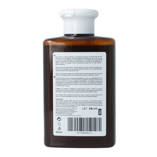 Henna Cure & Care Shampoo colour + bruin 300 Milliliter