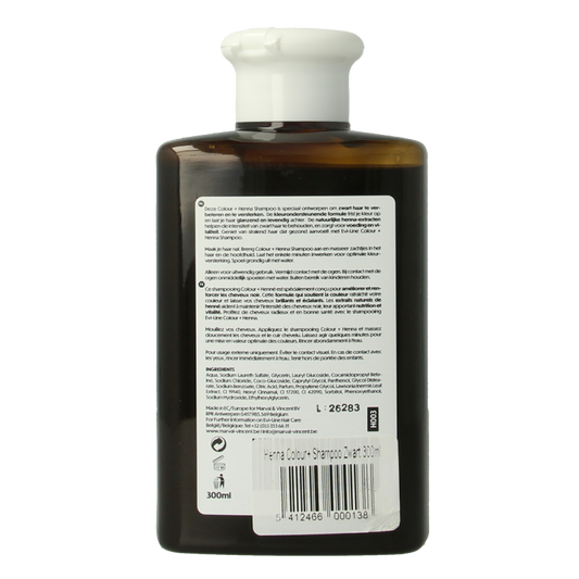 Henna Cure&Care Shampoo colour + zwart 300 Milliliter