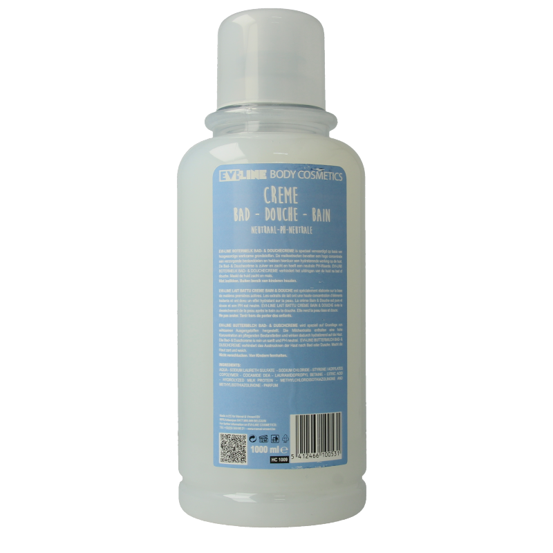 Evi Line Botermelk bad & douche neutraal 1 Liter
