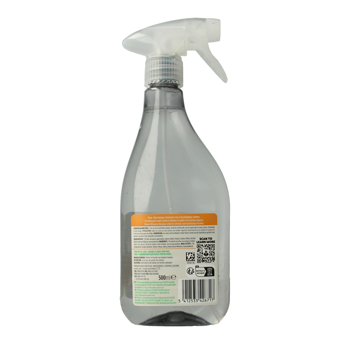 Ecover Essential allesreiniger spray 500.00 Milliliter