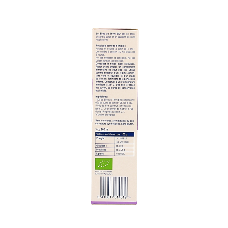 Weleda Tijmsiroop bio 200 Milliliter