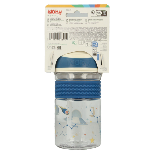 Nuby 2-in-1 Beker tuit hard 360ml 3 jaar assorti 1.00 Stuks