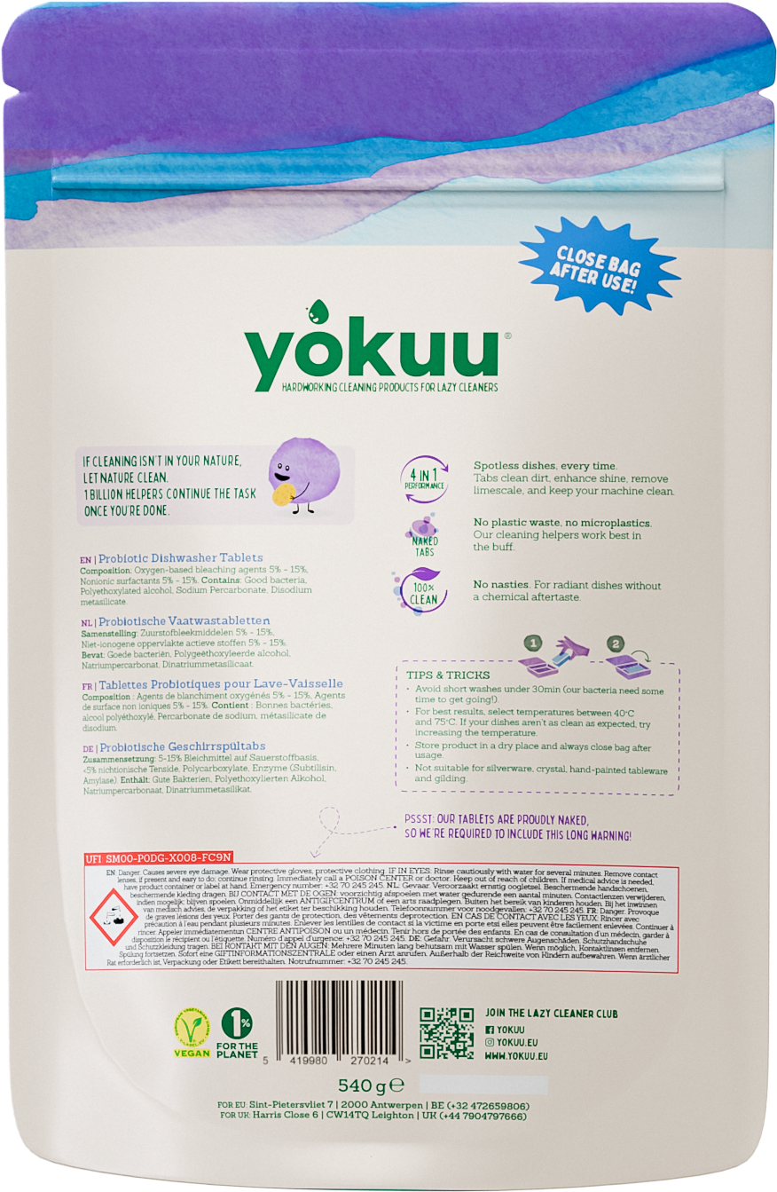 Yokuu Vaatwastabletten 45 Tabletten
