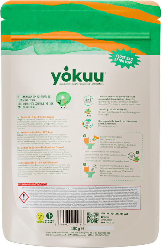 Yokuu Toilet bomb probiotic 30.00 Tabletten
