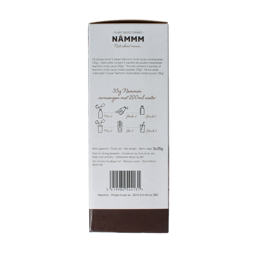 Nammm Chufa drink cacao 5 Sachets