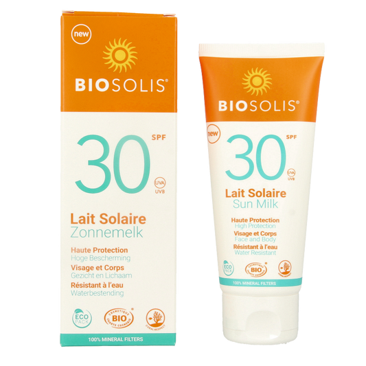 Biosolis Zonnemelk voor gezicht en lichaam SPF30 100 Milliliter