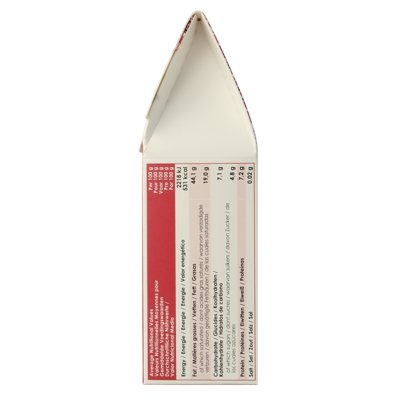 Belvas Choco hart hazelnoot praline bio 100 Gram