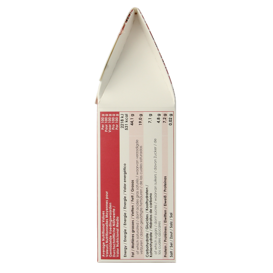 Belvas Choco hart hazelnoot praline bio 100 Gram