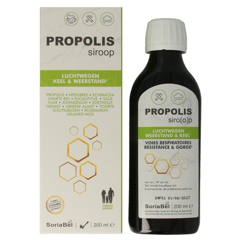 SoriaBel Propolis siroop 200 Milliliter